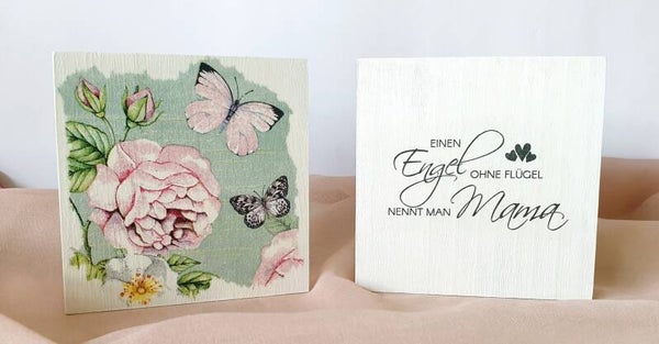 Mini Holzbilder im 2er Set MAMA