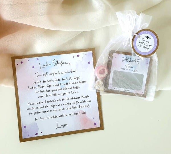Botschafts-Rubbellos-Set für das beste Gotti der Welt