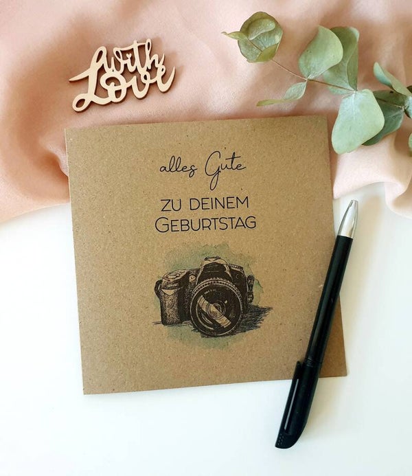 Grusskarte - alles Gute zu deinem Geburtstag