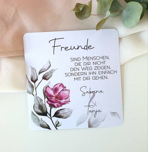 Karte - FREUNDSCHAFT - personalisiert - Freunde