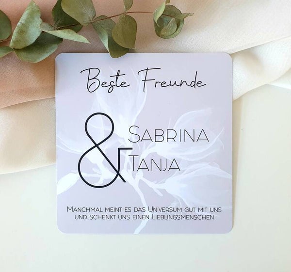 Karte - FREUNDSCHAFT - personalisiert - Beste Freunde