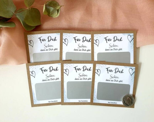 Rubbellose Für Dich - 6er Set - Liebe