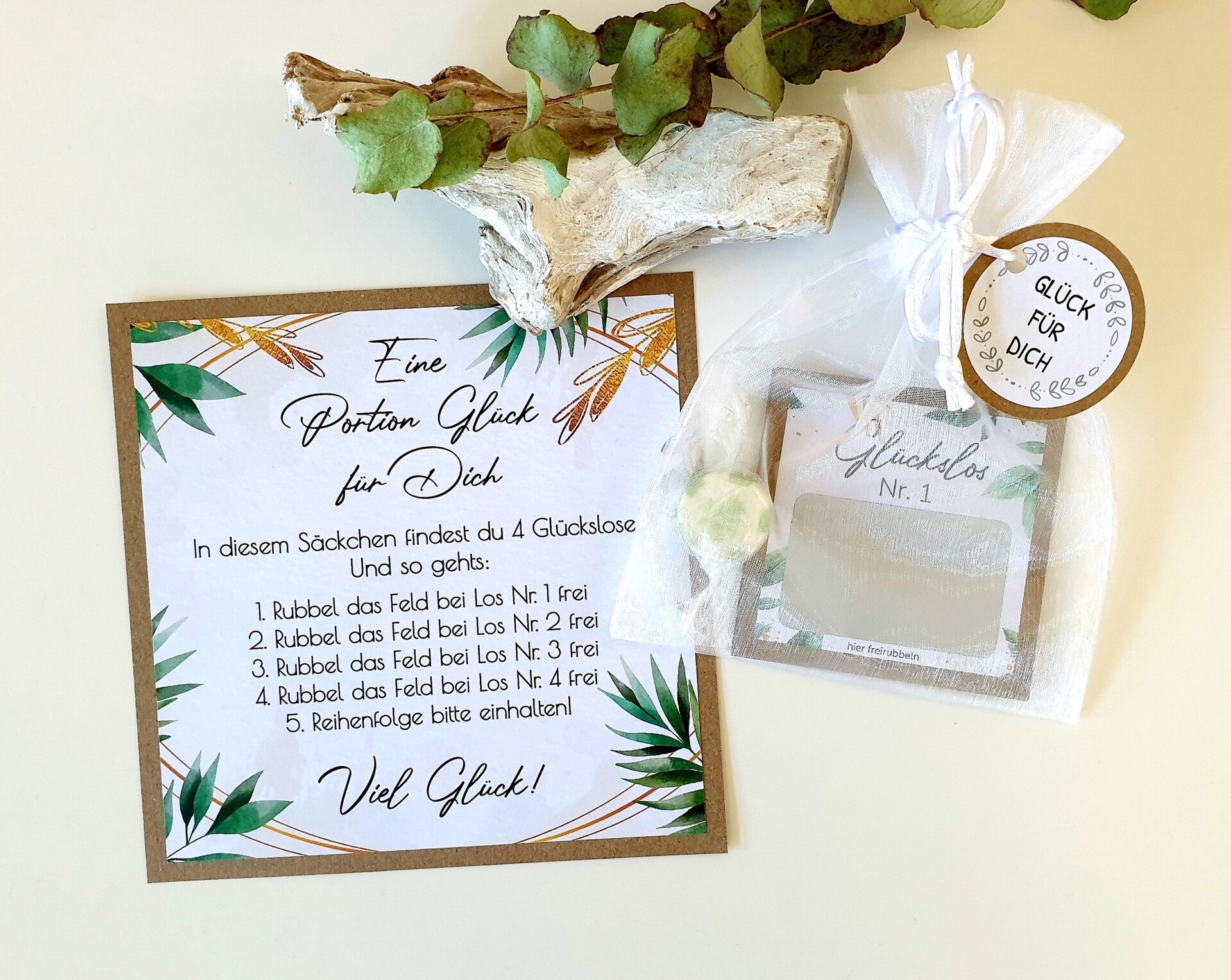 Botschafts-Rubbellos-Set GOTTI FRAGE