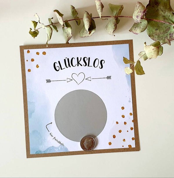 Botschafts Rubbelkarte GOTTI/GÖTTI FRAGE Glückslos2