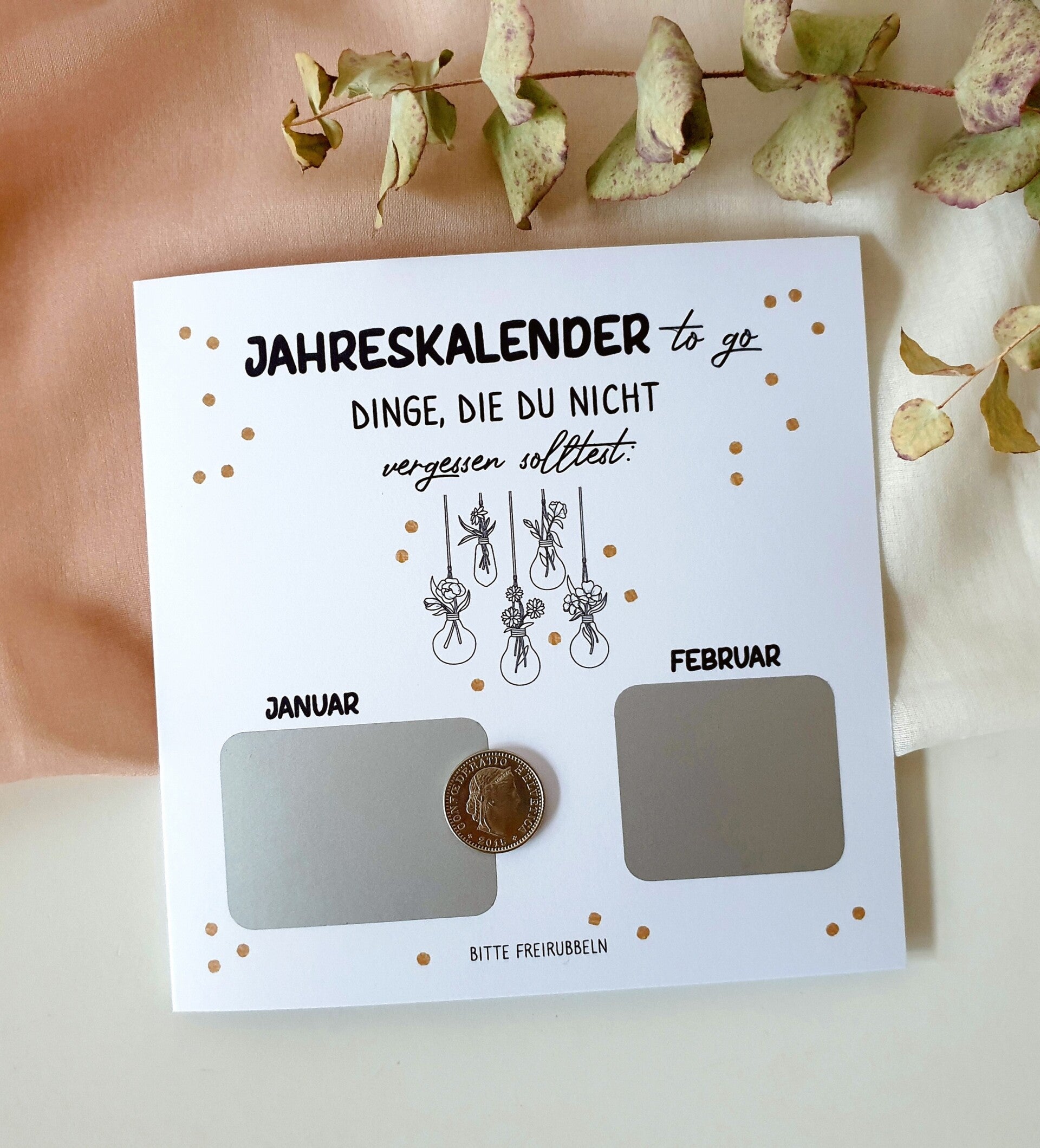 Rubbel-Jahreskalender to go Dinge, die du nicht vergessen solltest