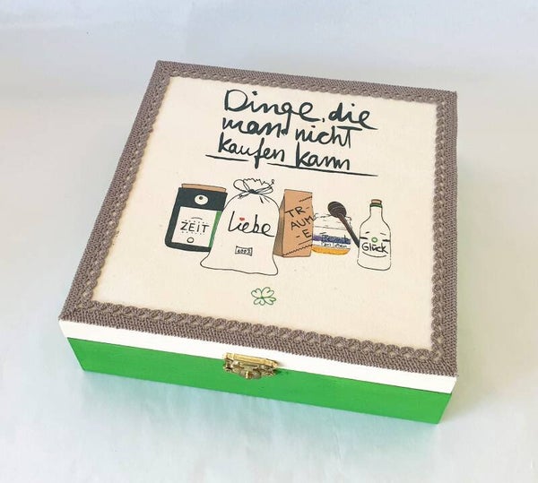Holz Geschenkbox - Dinge