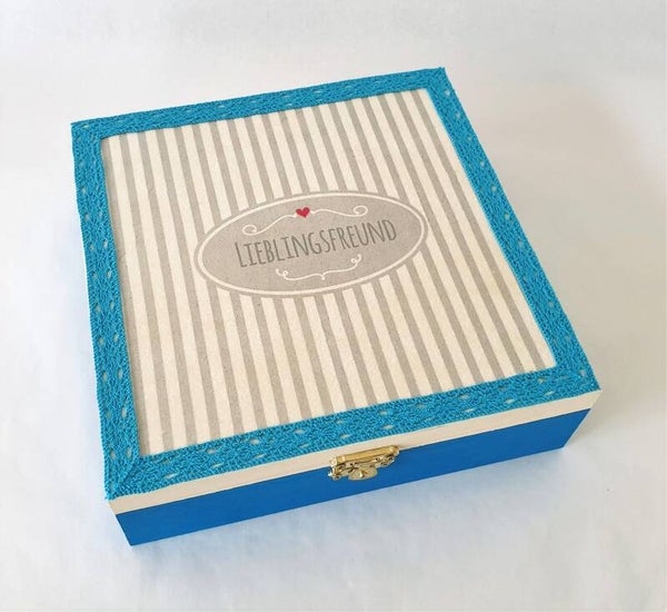 Holz Geschenkbox - Lieblingsfreund