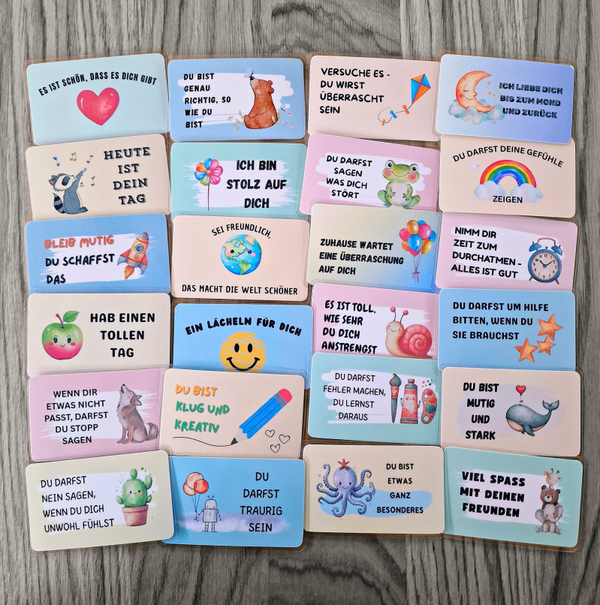 Motivationskarten-Set für Kinder ♡ Ideal für ins Znüniböxli