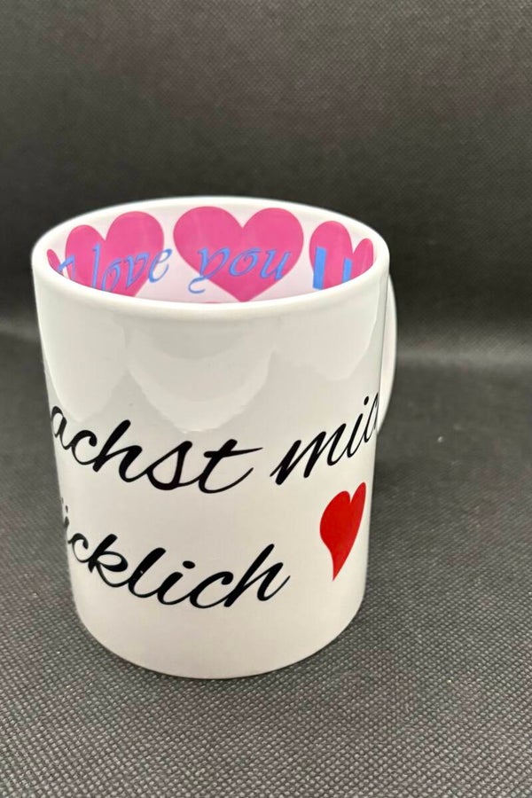 MOTTOTASSE „I love you“ – Du machst mich glücklich