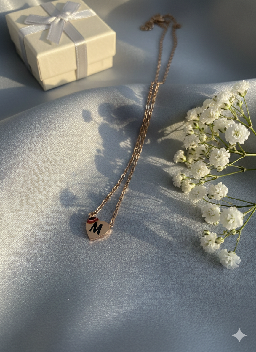Minimalistische Herz Kette