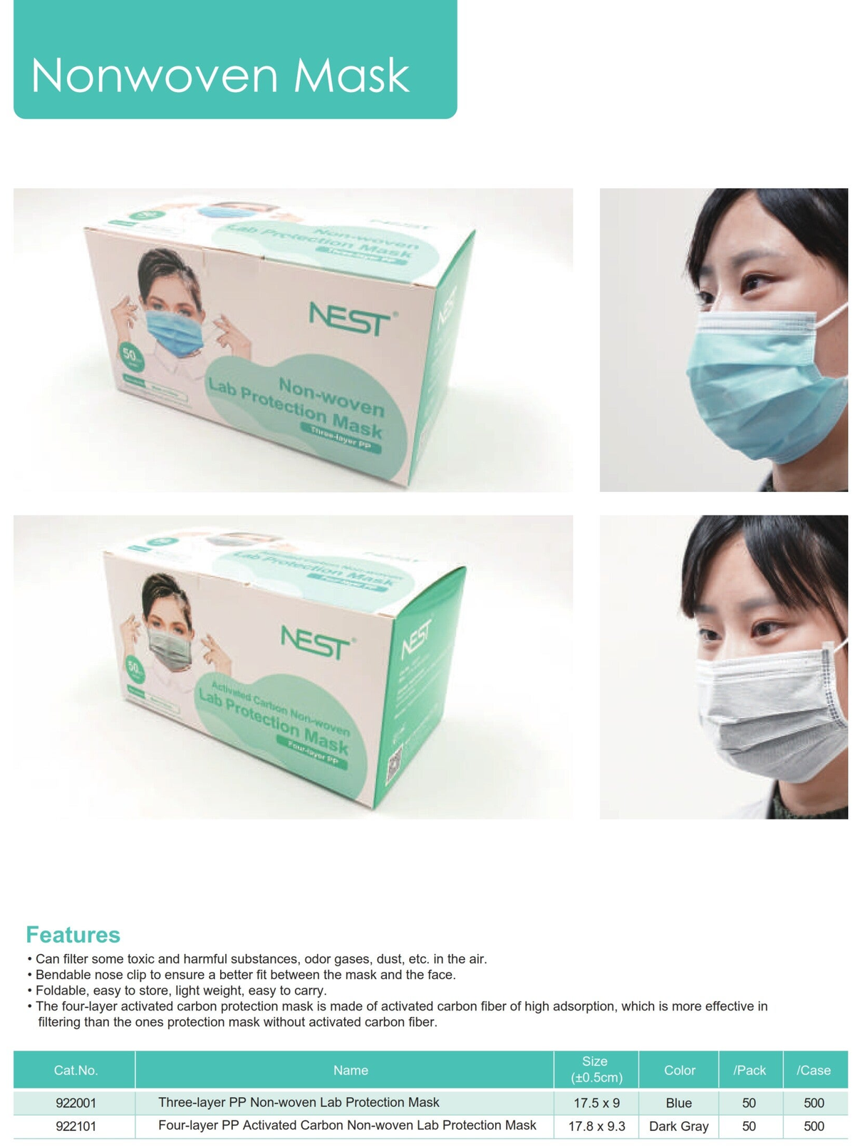 Lab Disposable Mask Nonwoven Mask / Lab Safety / Lab consumables / Product ...