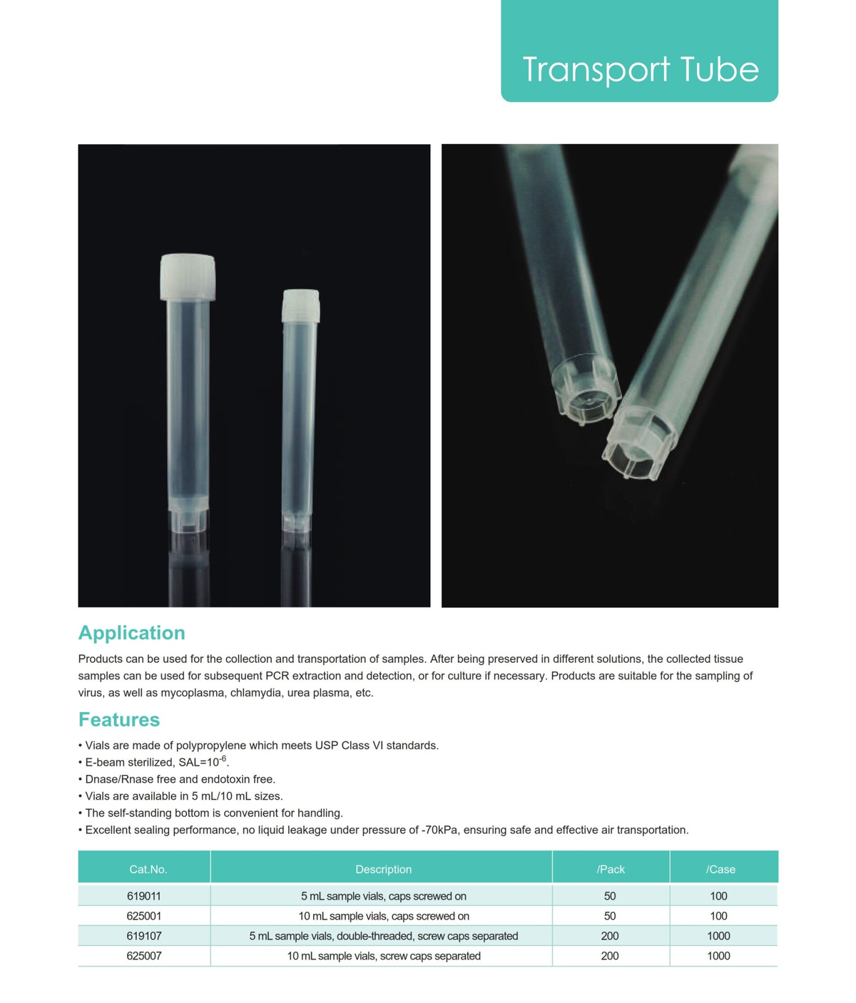 Transport Tube / Liquid Transfer / Lab consumables / Product ...