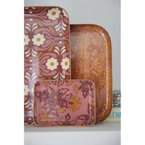 dienblad bloemen