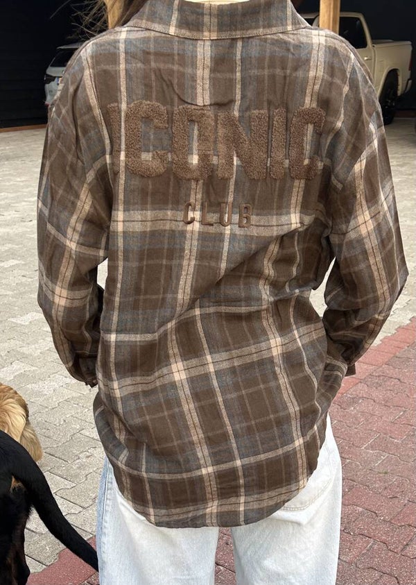 geruite blouse