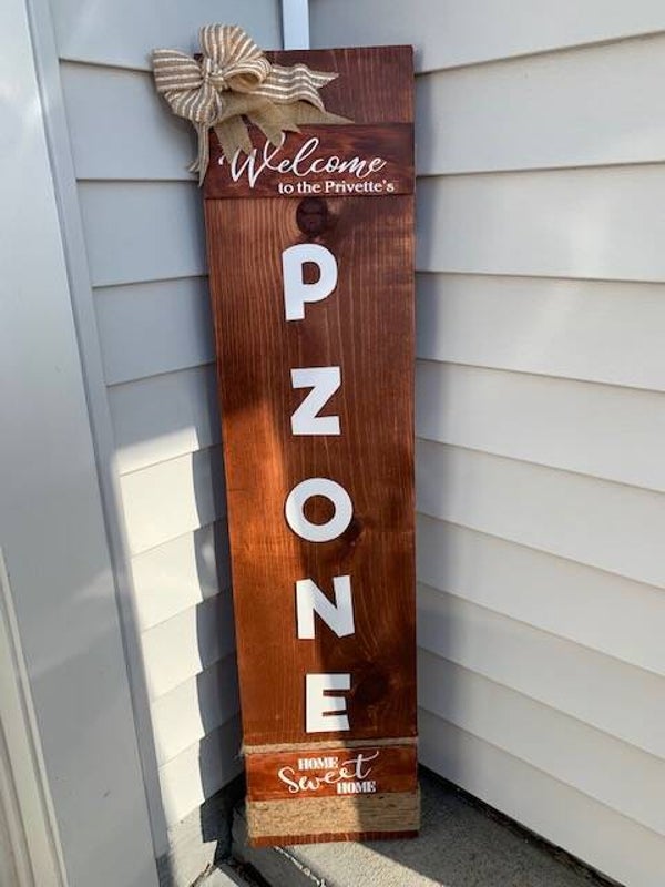 CUSTOM PORCH SIGN