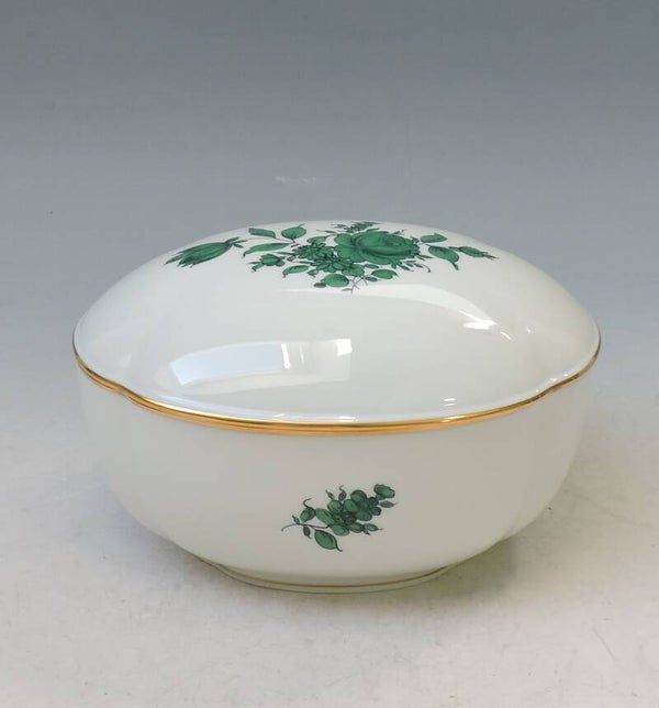 WIEN AUGARTEN grosse Deckeldose Mozart / Maria Theresia - 16cm