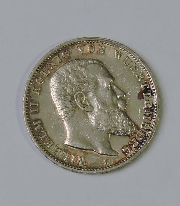 Deutsches Kaiserreich 3 Mark, 1911 Wilhelm II. König von Württemberg