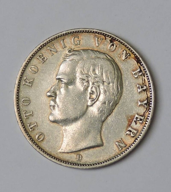Deutsches Kaiserreich 3 Mark, 1908, Otto König von Bayern