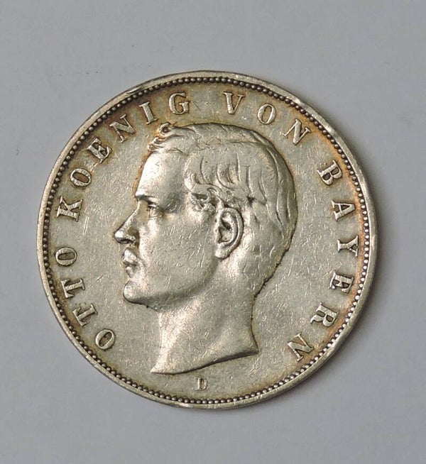 Deutsches Kaiserreich 3 Mark, 1909 Otto König von Bayern