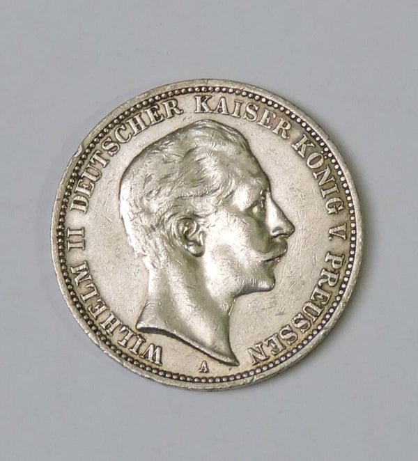 Deutsches Kaiserreich 3 Mark, 1910, Wilhelm II. Deutscher Kaiser König von Preußen