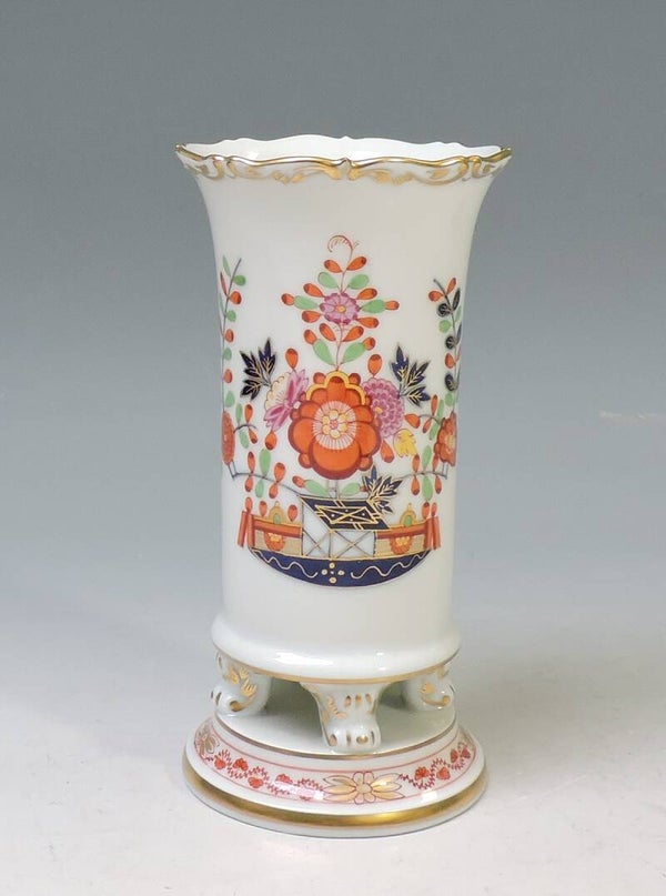 MEISSEN Vierfussvase Tischchenmuster Dekor - 1. Wahl