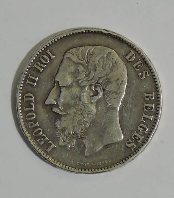 Belgien 5 Franken, 1873