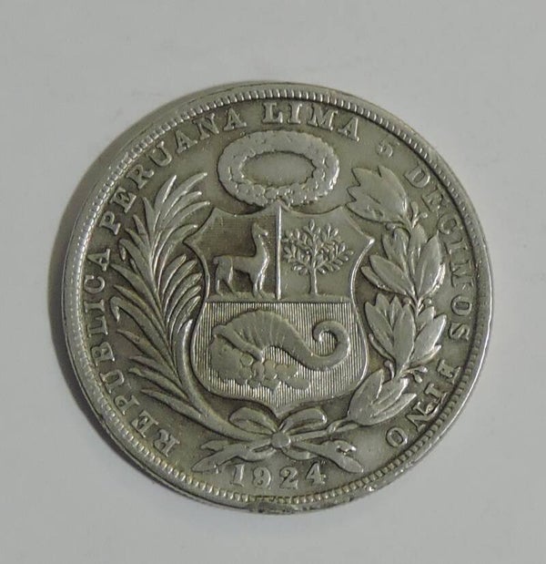 Peru 1 Sol, 1924