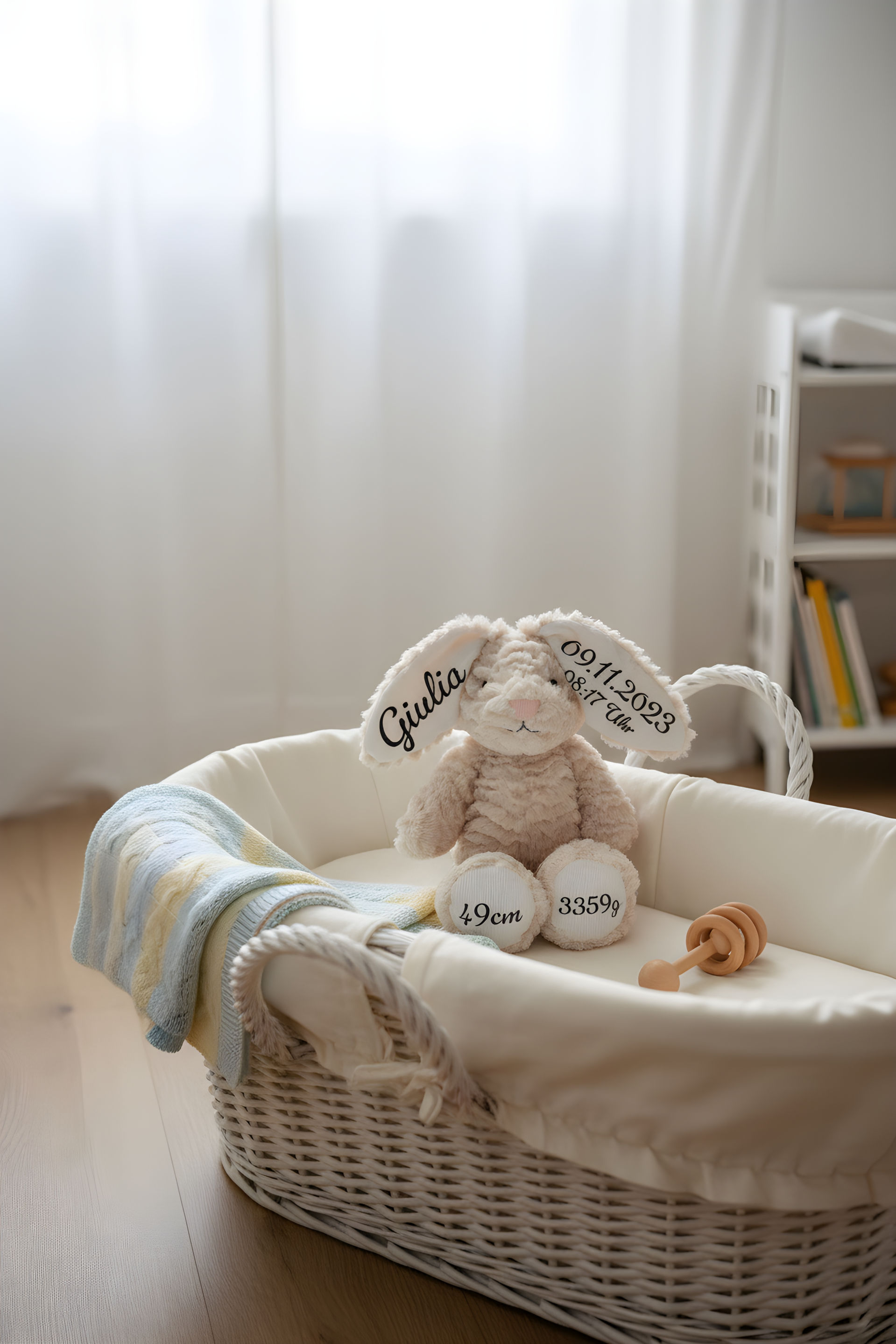 Plüschhase zur Geburt