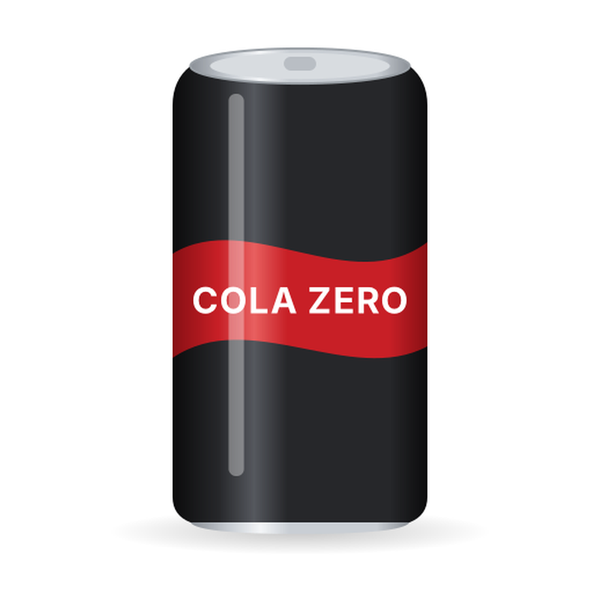 Cola zero blik 33cl