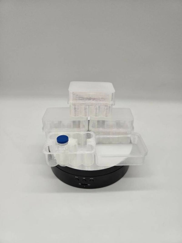 10CT 3ml Vial Case (Snap Fit) NONCUSTOMIZABLE