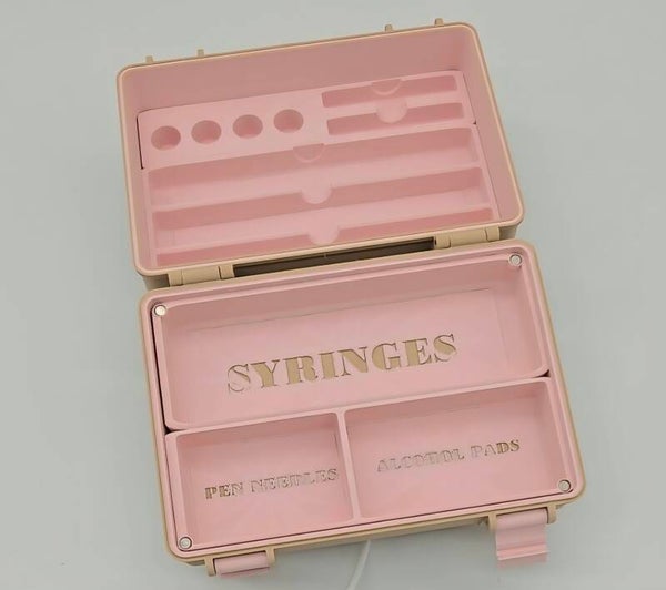 3 Pen Slot Double Sided Case w/ Magnetic Divider