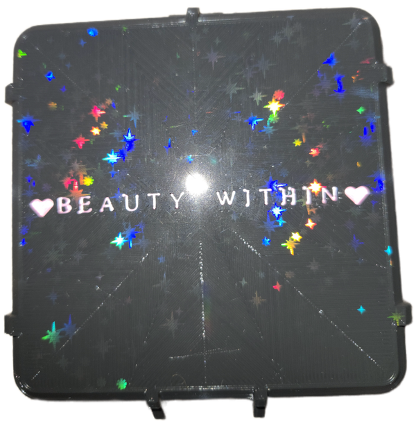 AS IS 25CT 3ml Vial Case black x pink