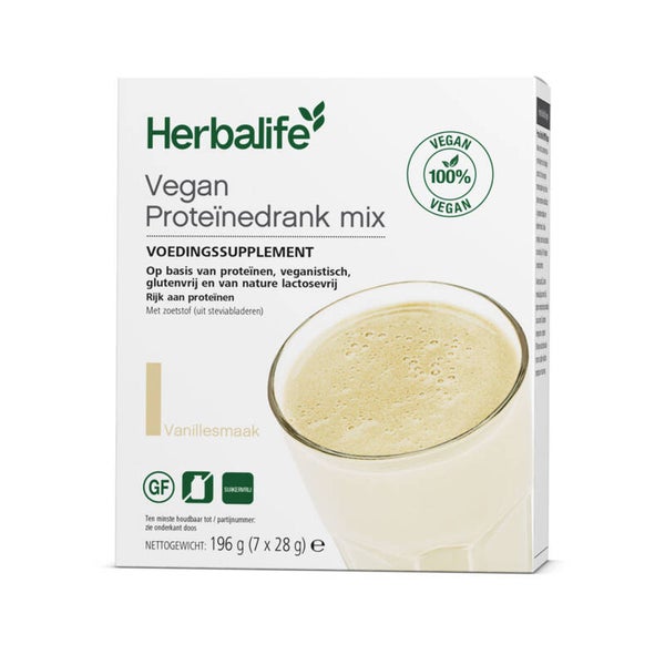 441k Proteïnedrank Mix Vegan vanille 7 zakjes - elk 28 g