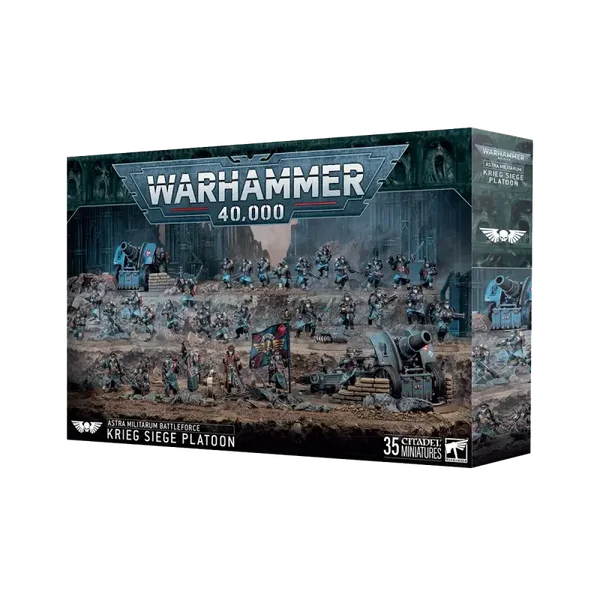 Warhammer 40K Astra Militarum Battleforce Krieg Siege Platoon