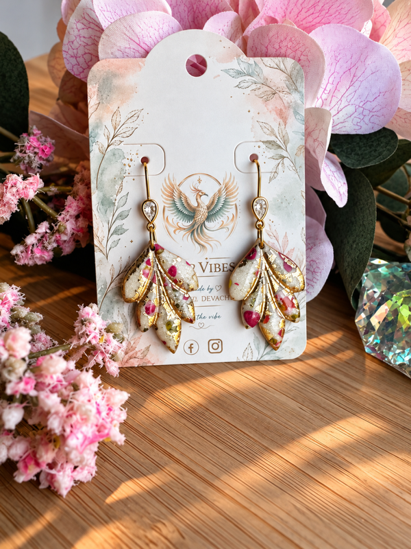 Gold leaf pink klein