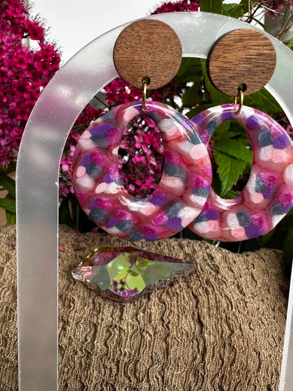 Lila Rose Ring & wood