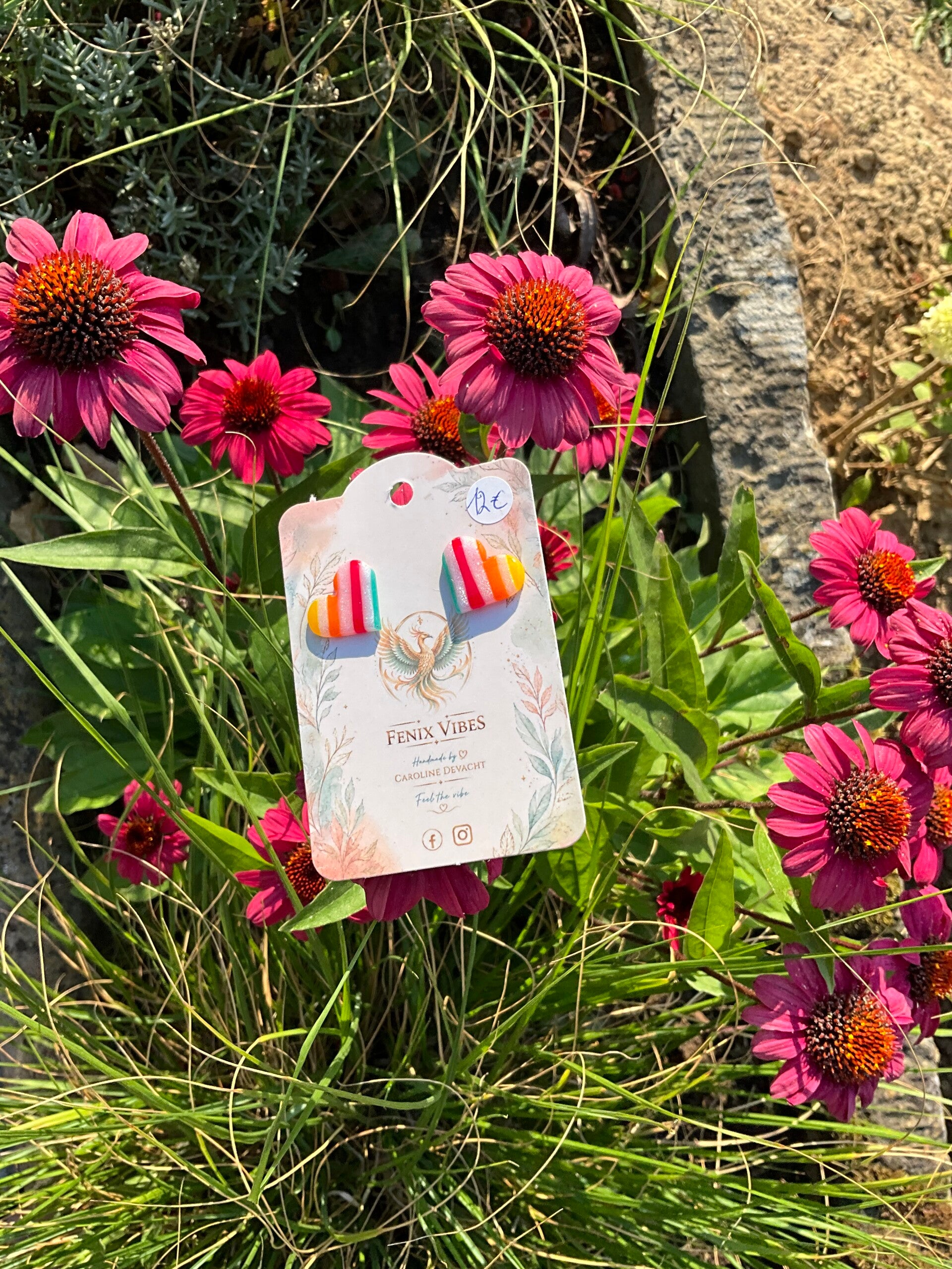 candy stripes hartje stud 1