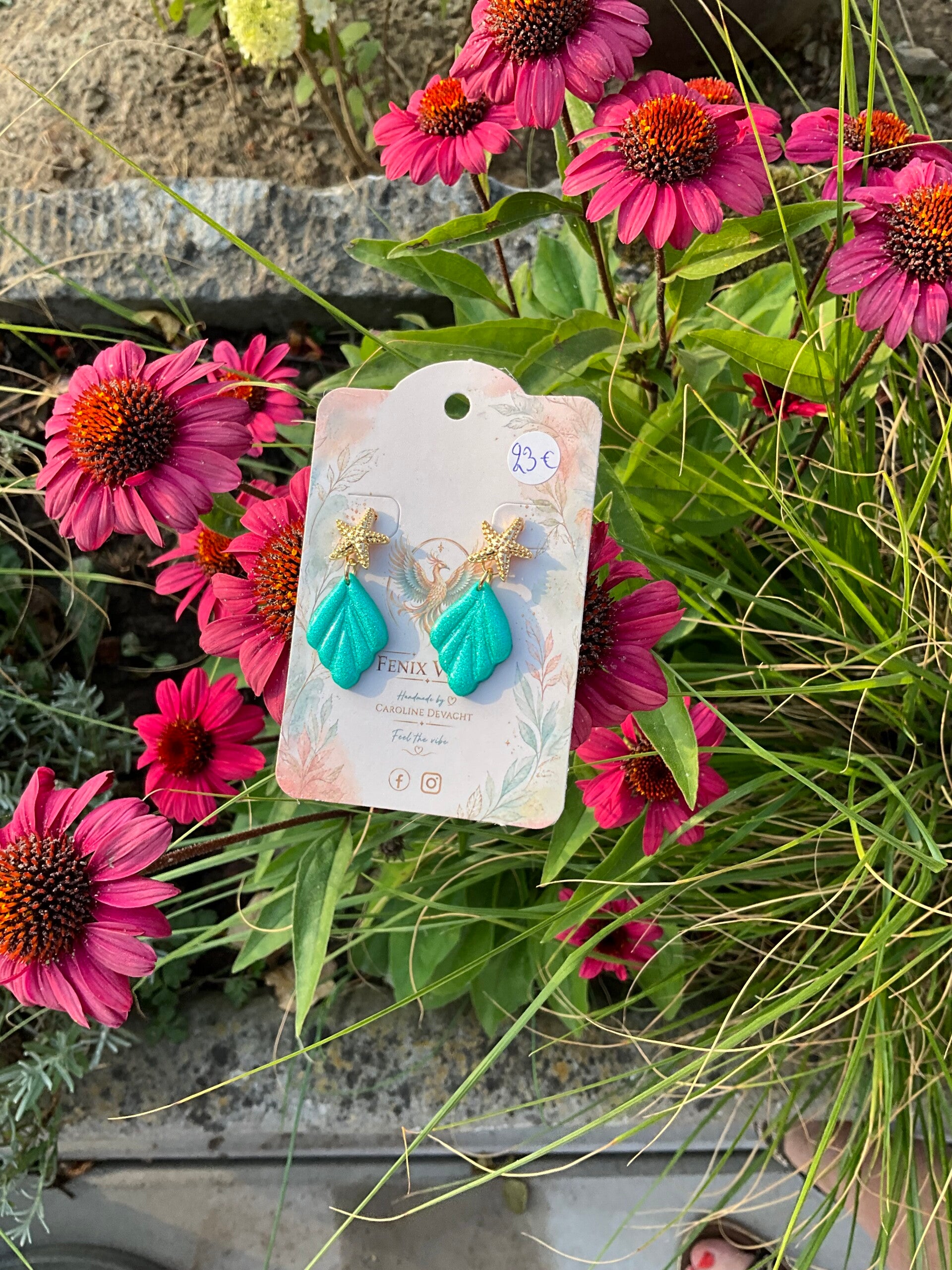 Turquoise selena starfish