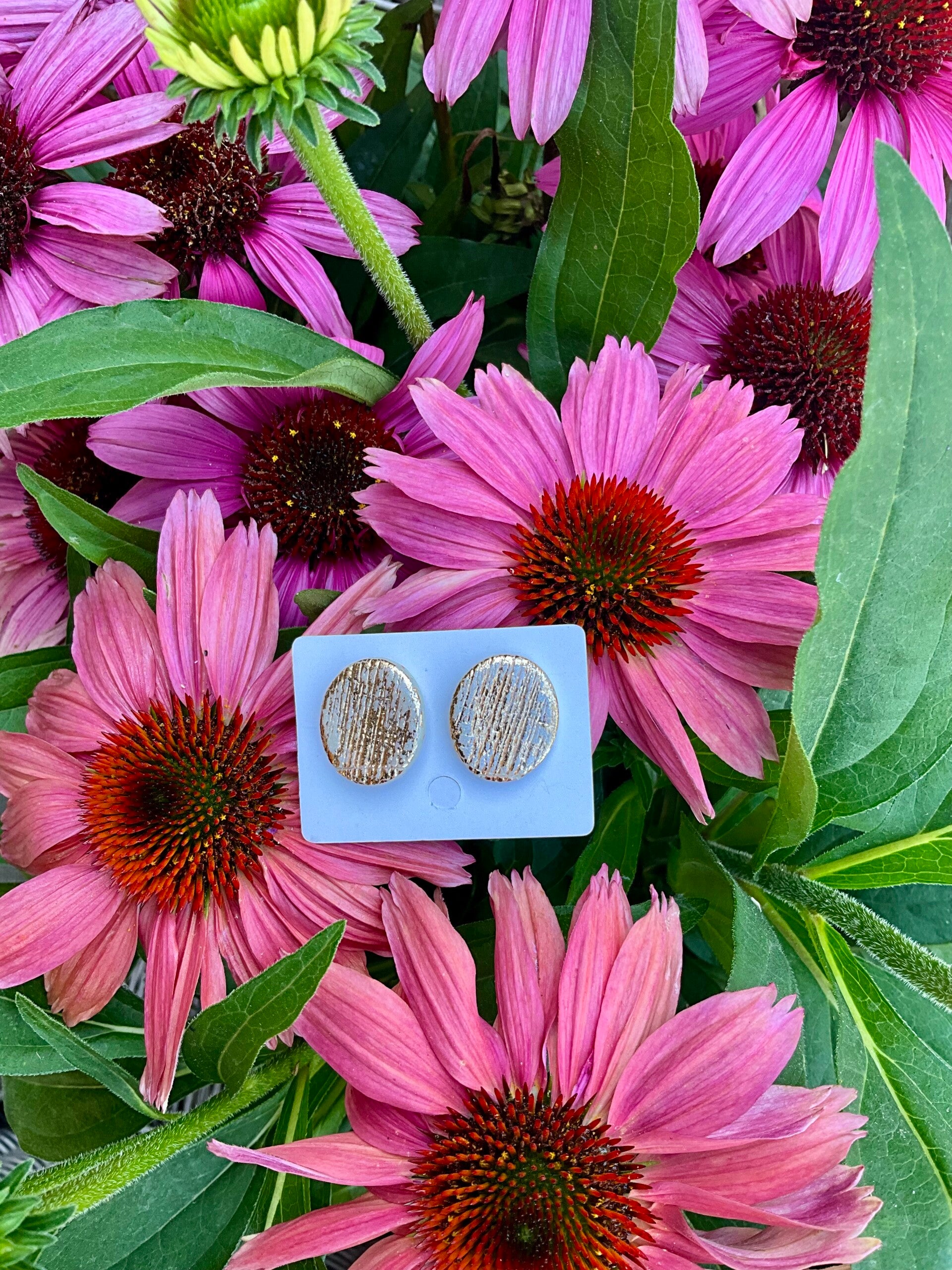 Studs gold rond groot