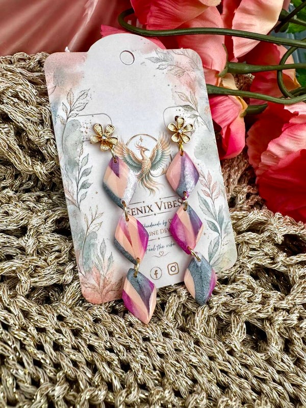 Pink velvet chain