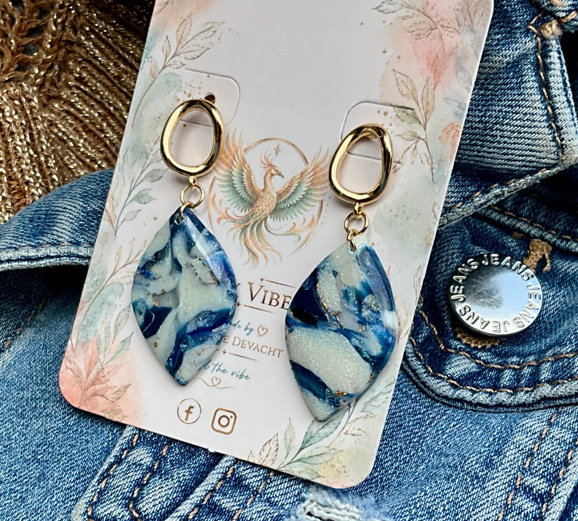 Blue Marble denim Mila