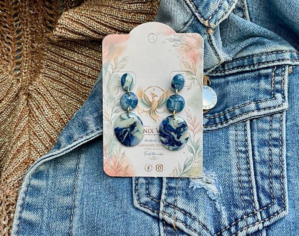 Blue Marble denim Tina