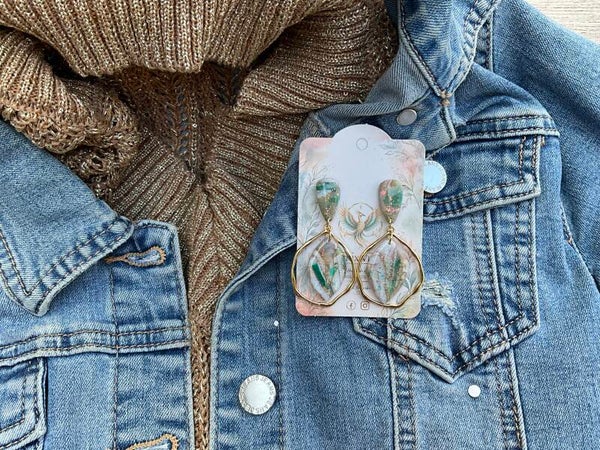 Green Marble Sparkly Amore
