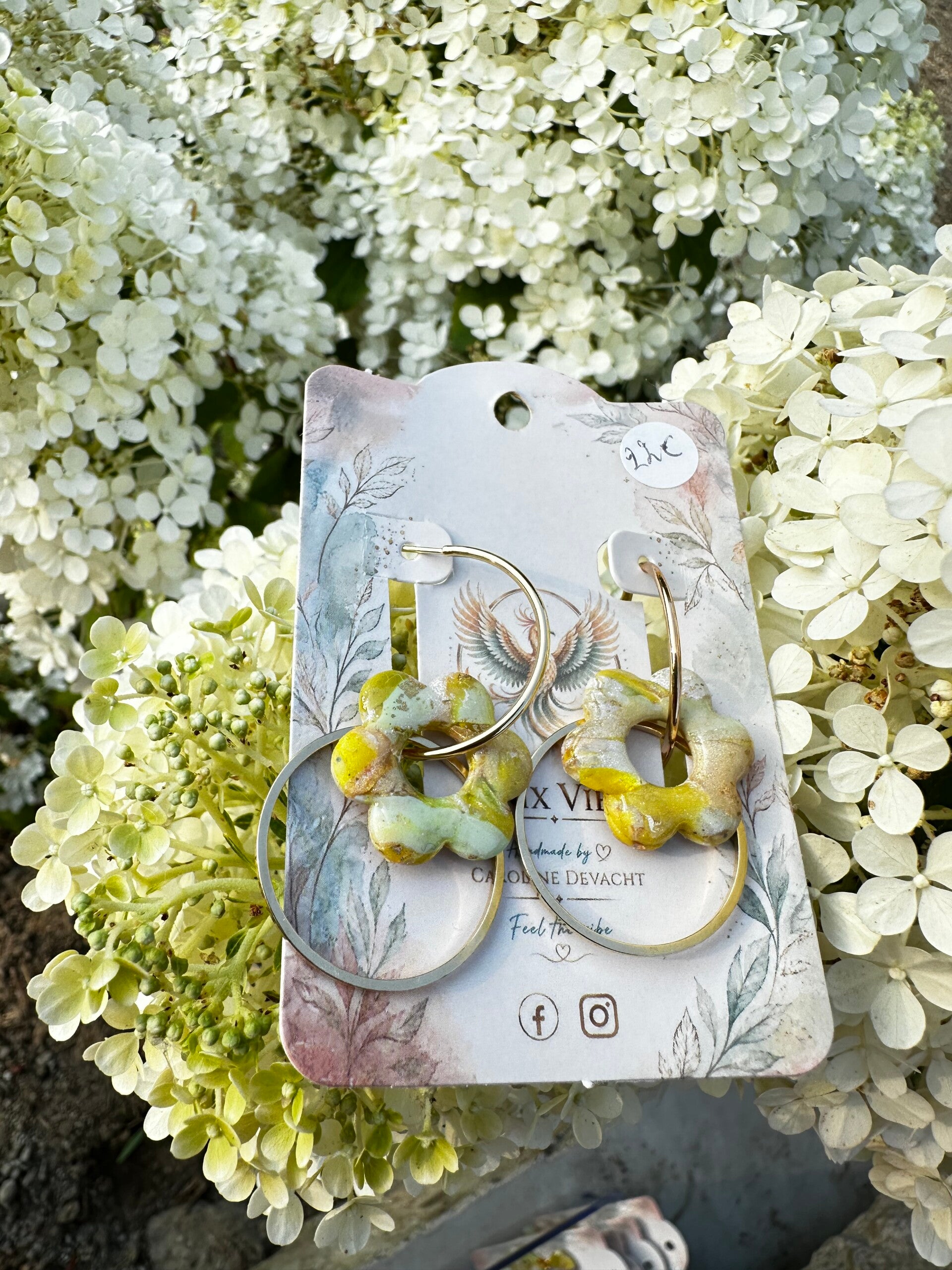 Limoncello Flower Hoop
