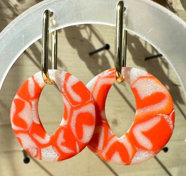 Coral Rond met  rechthoekige huggiehoop