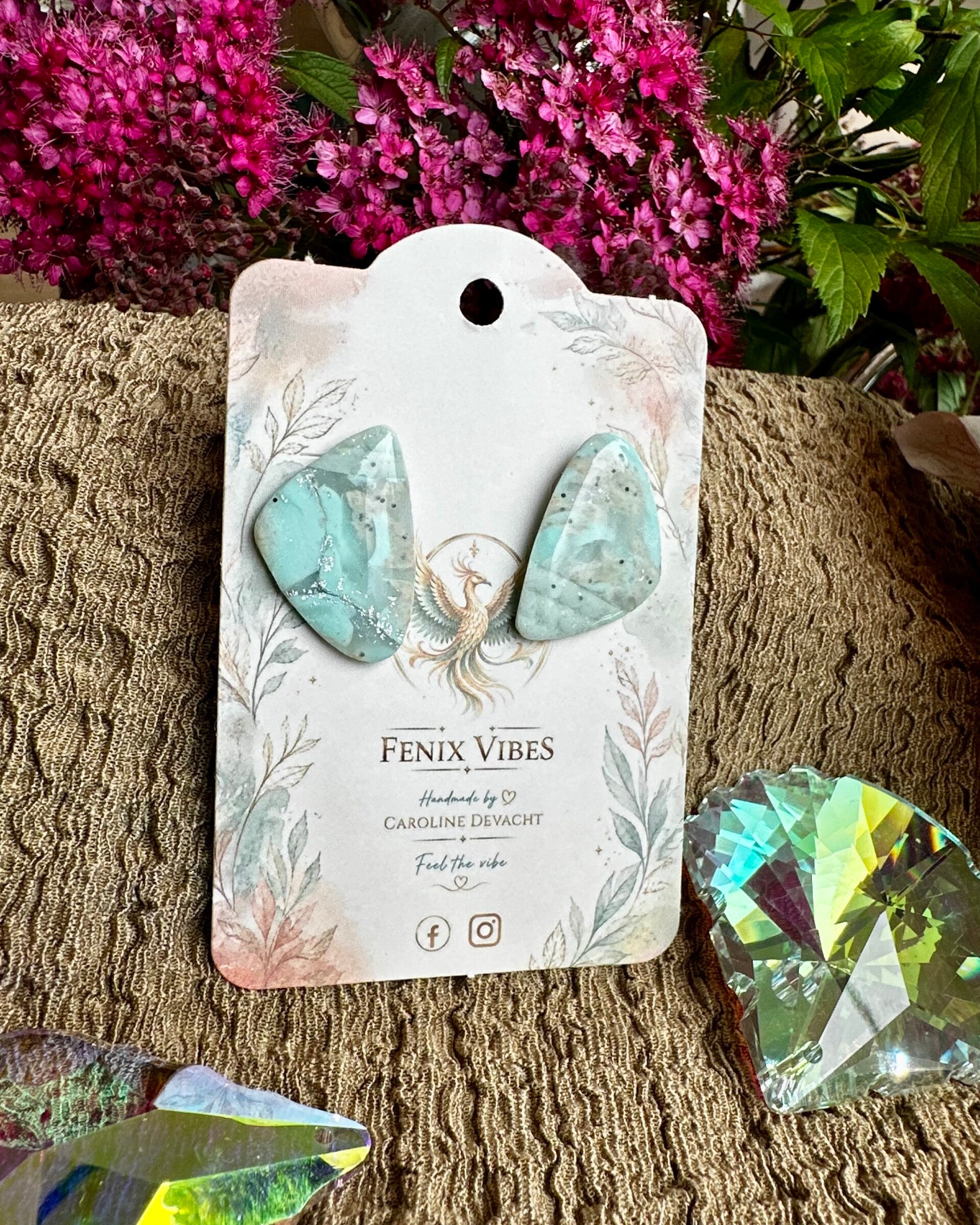 spring blue studs groot