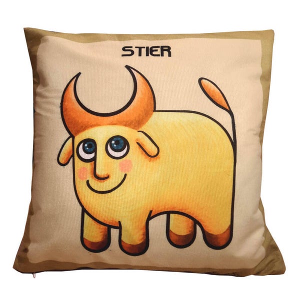 KUSSENSLOOP ZODIACTOON STIER