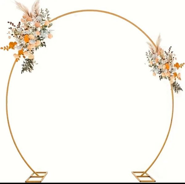 Gold Circle Arch Frame