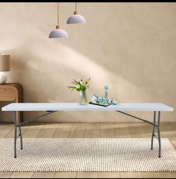 6ft Heavy Duty Portable Folding Table with handle