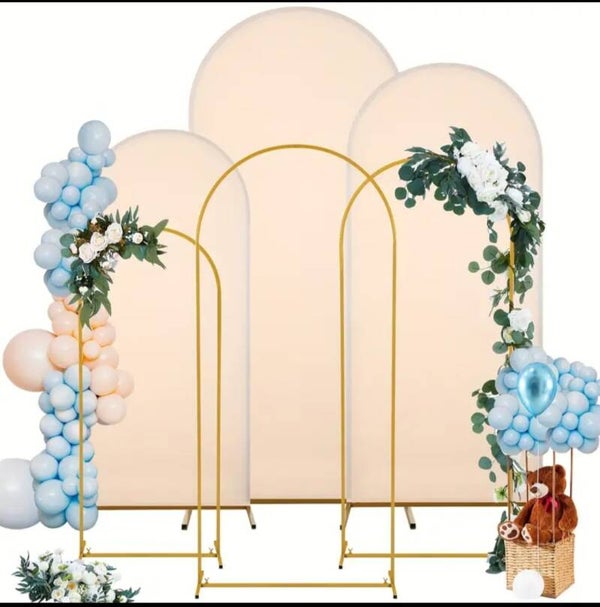 3 Set of Arch Backdrop Stand